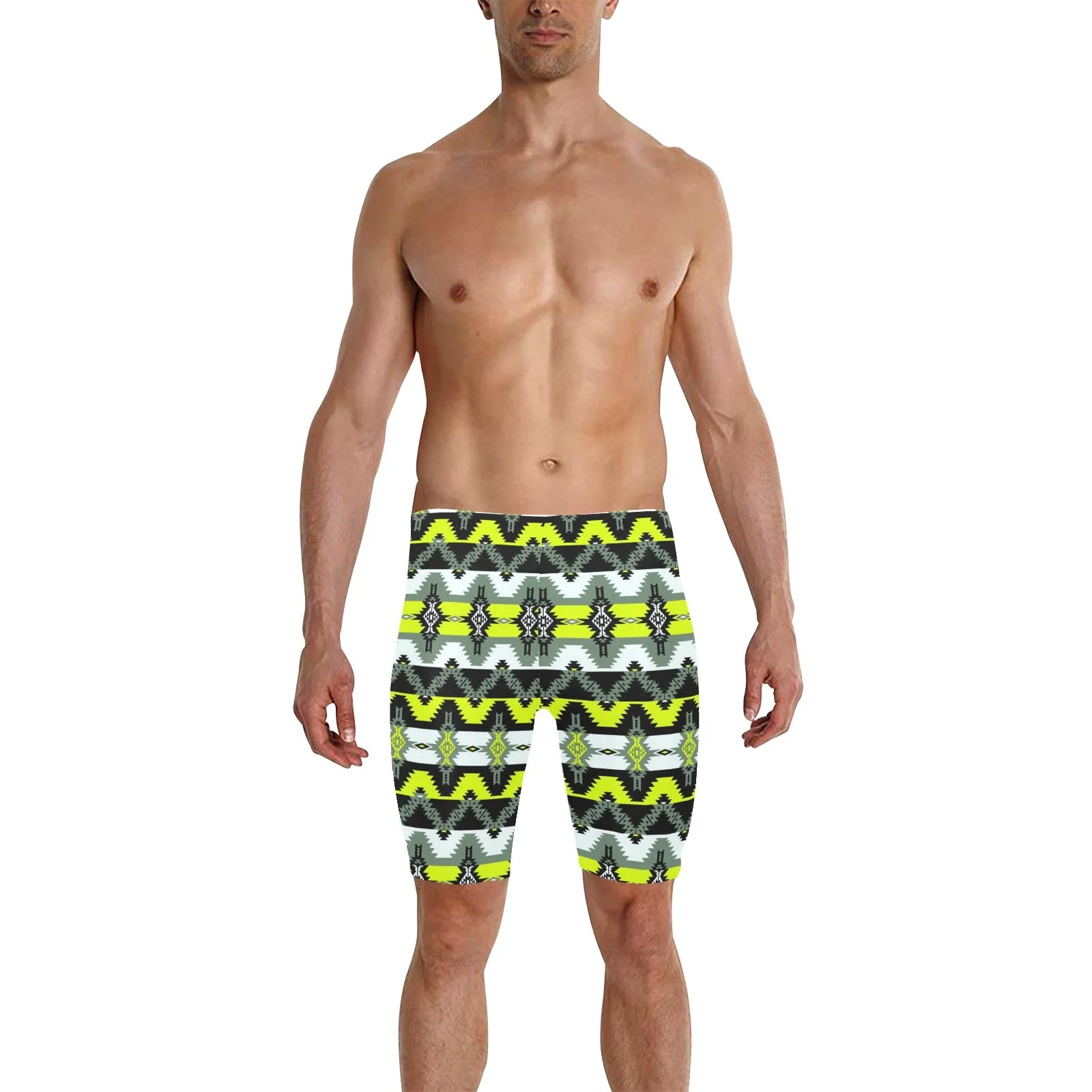 Two Spirit Medicine Men's Knee Length Swimming Trunks