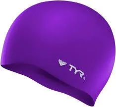 TYR Adult Silicone Wrinkle-Free Swim Cap