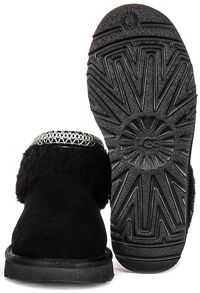 Ugg Australia Ultra Mini Cuff In Black For Women