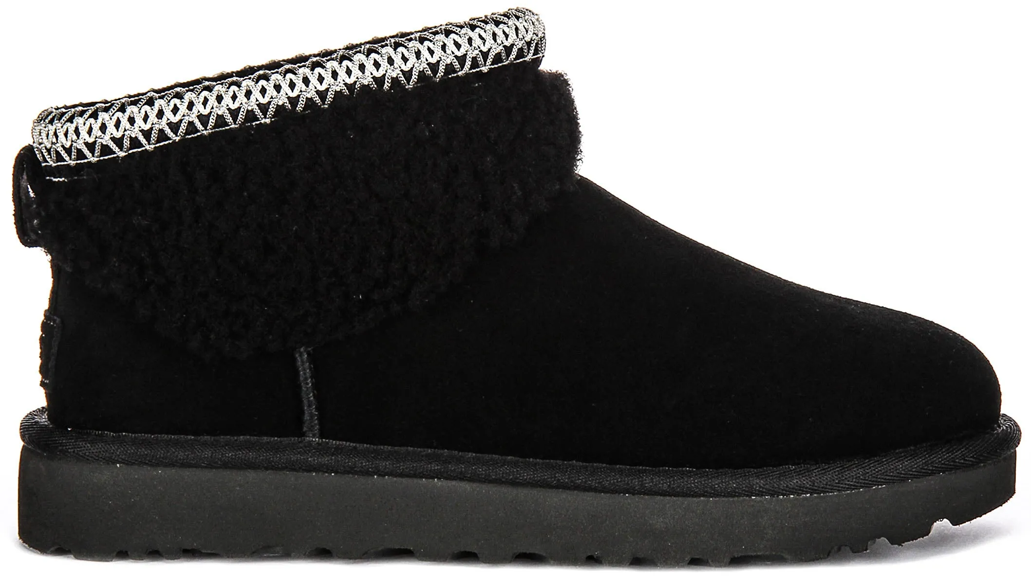 Ugg Australia Ultra Mini Cuff In Black For Women