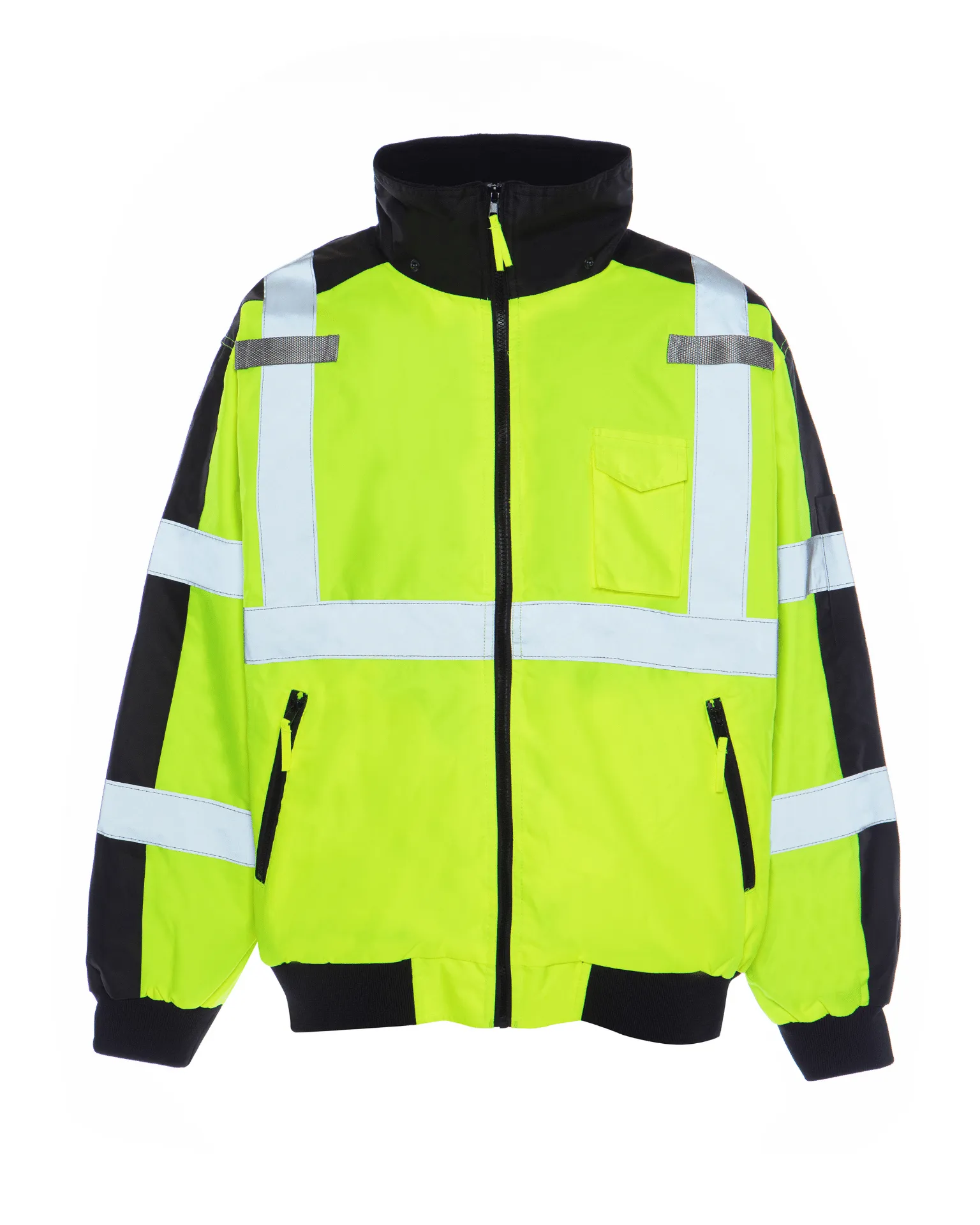 UHV575 HiVis 3-Season Bomber Jacket with Teflon Fabric Protector