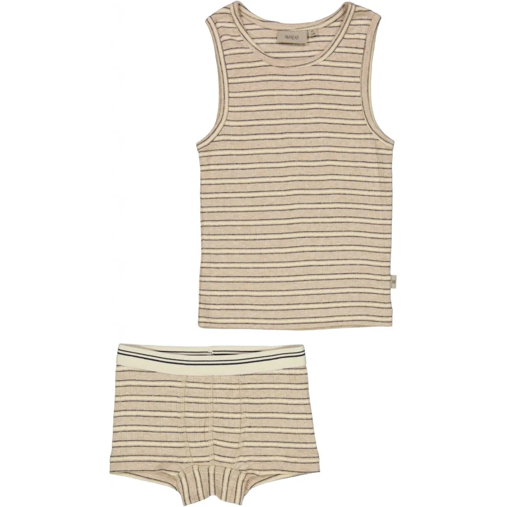 Underwear Lui - oat melange stripe