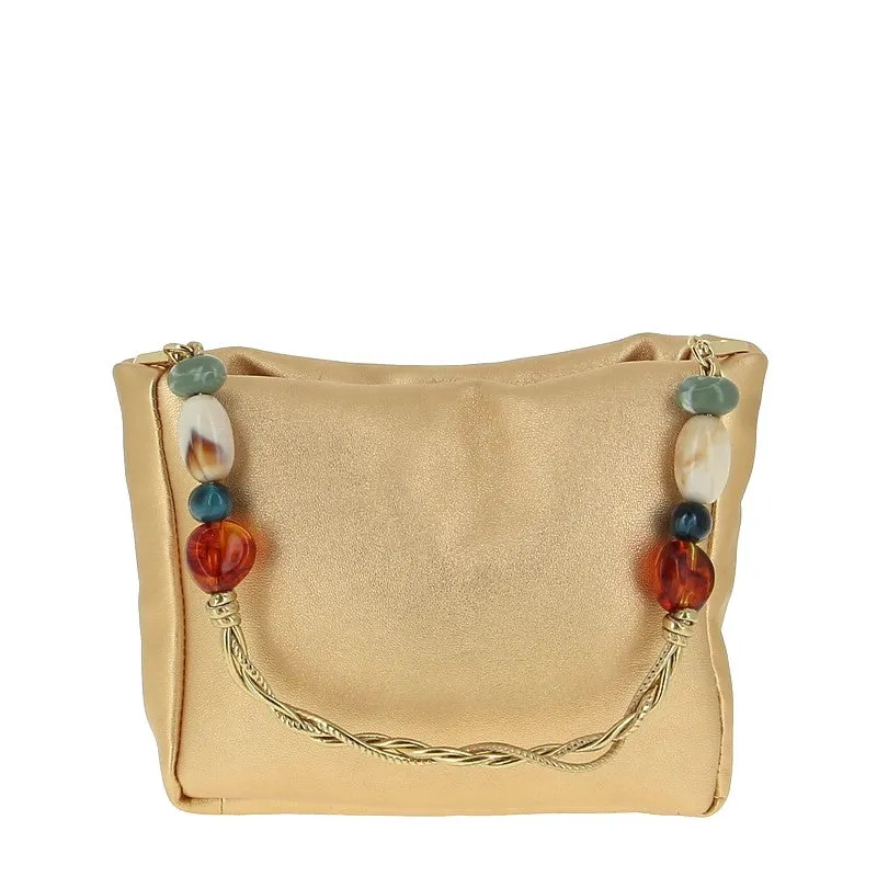 Unisa Zaluna Gold Hand Bag