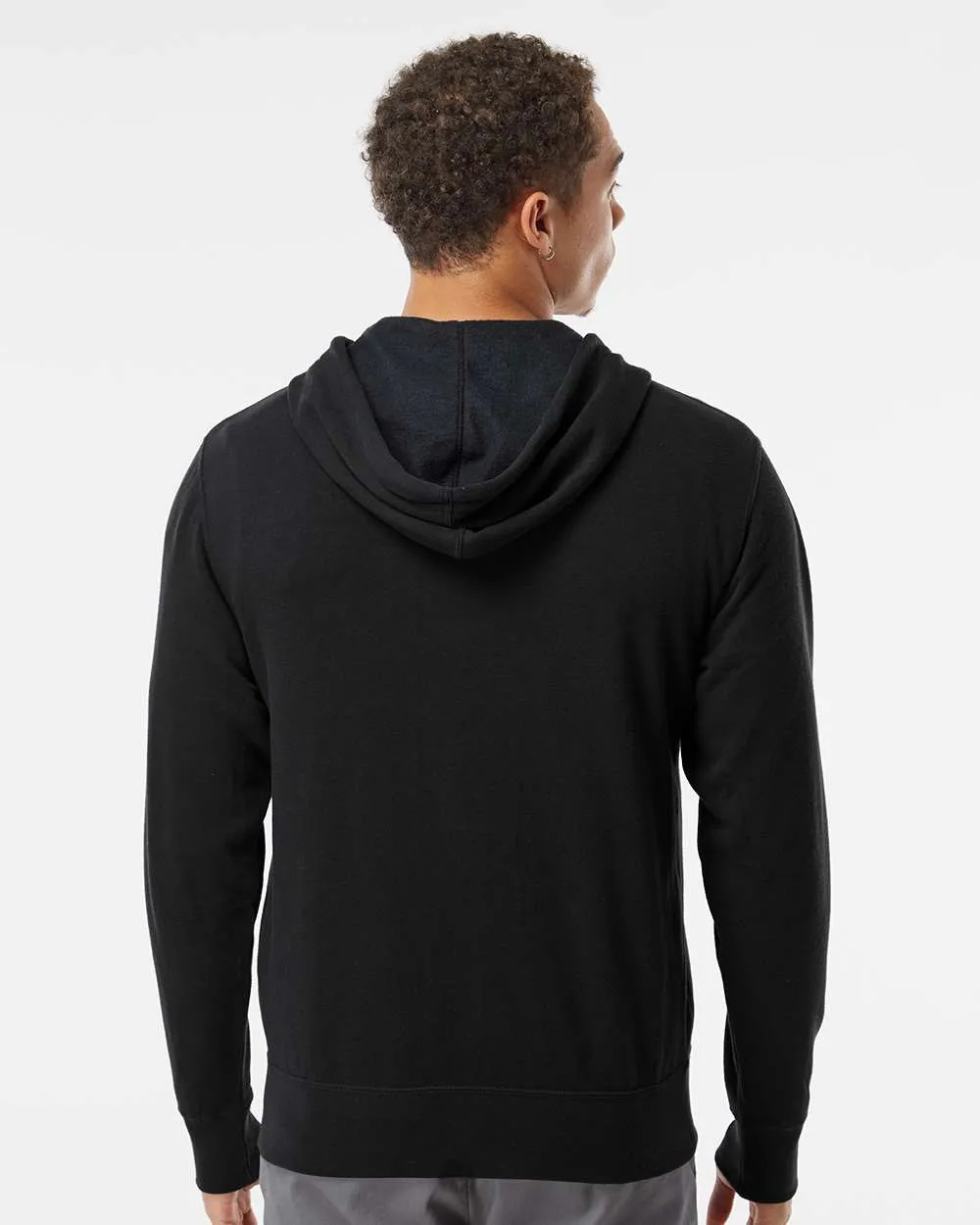 Unisex Lightweight Fitted Zip Hooded Sweatshirt