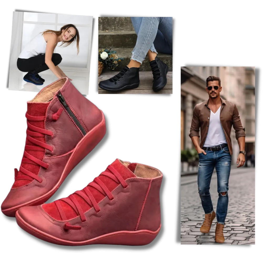 Unisex Trendy Arch Support Boots