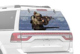 USMC Duck Hunting Rear Window Decal