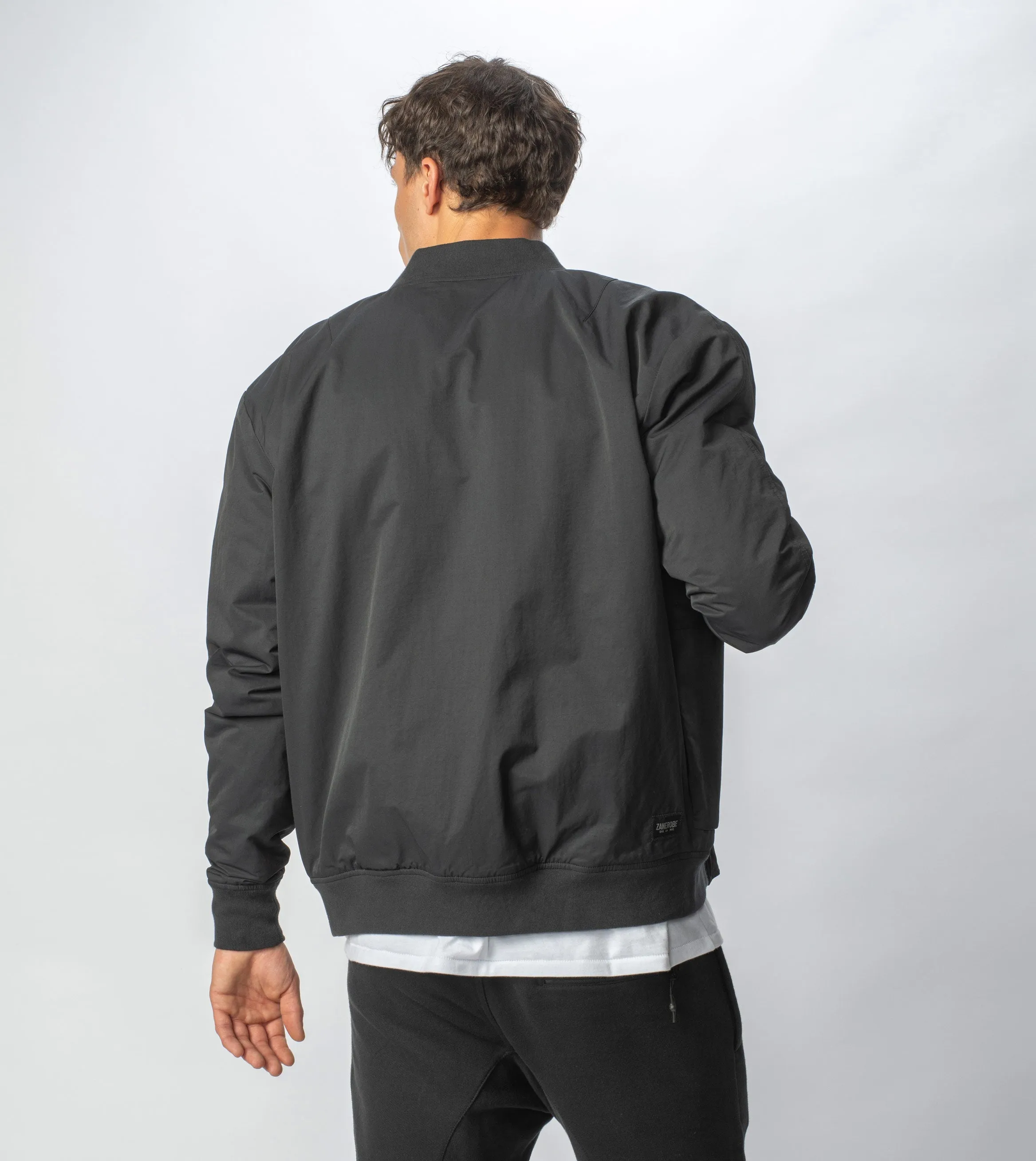 Utility Bomber Jacket Black