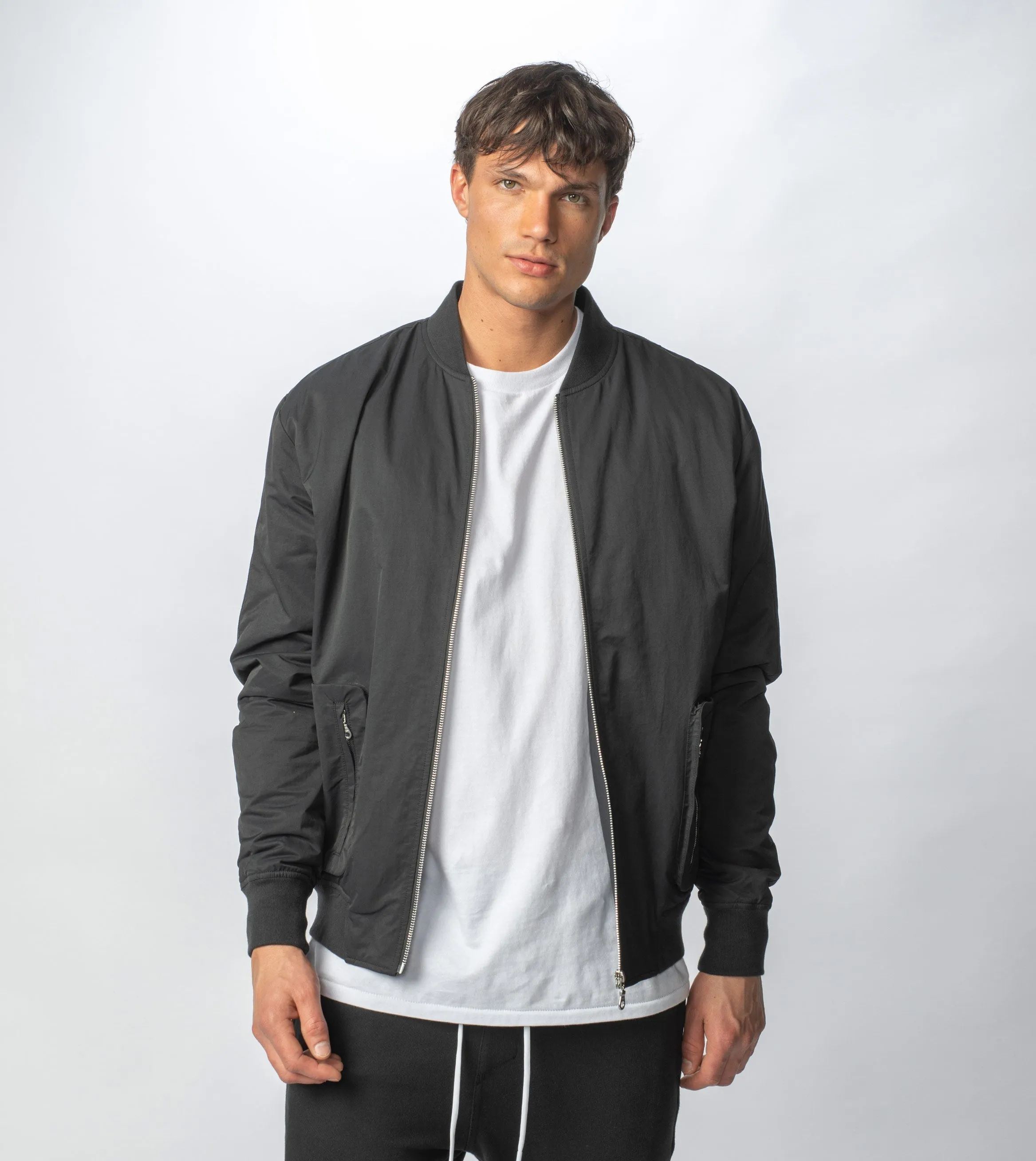 Utility Bomber Jacket Black