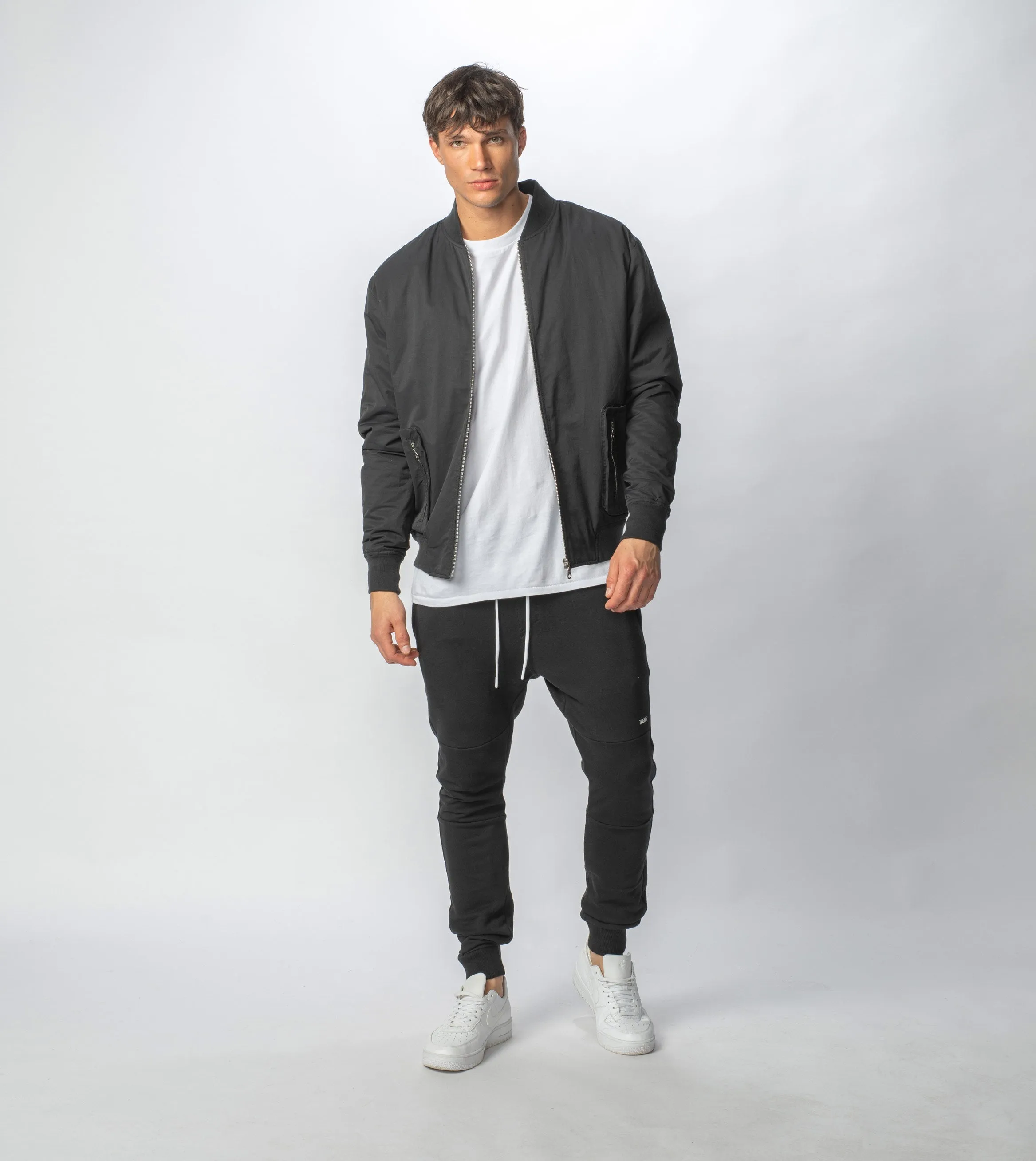 Utility Bomber Jacket Black