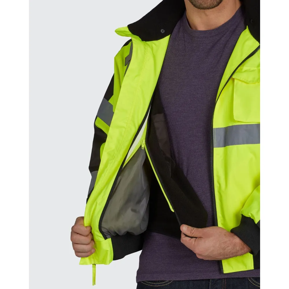 Utility Pro HiVis 3-Season Bomber Jacket with Teflon - UHV575