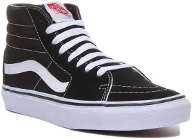 Vans Classic Sk8-Hi In Black White For Women