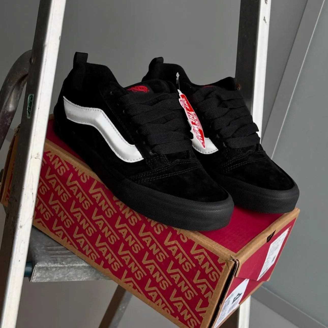 Vans Knu Skool Black Dames