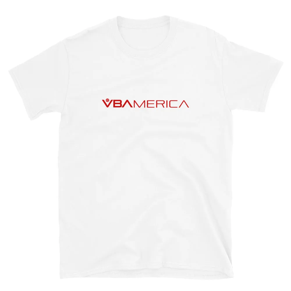 VBAmerica Red Logo Short-Sleeve Unisex T-Shirt