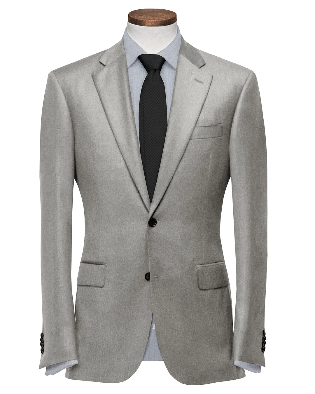 VBC Taupe Flannel Suit