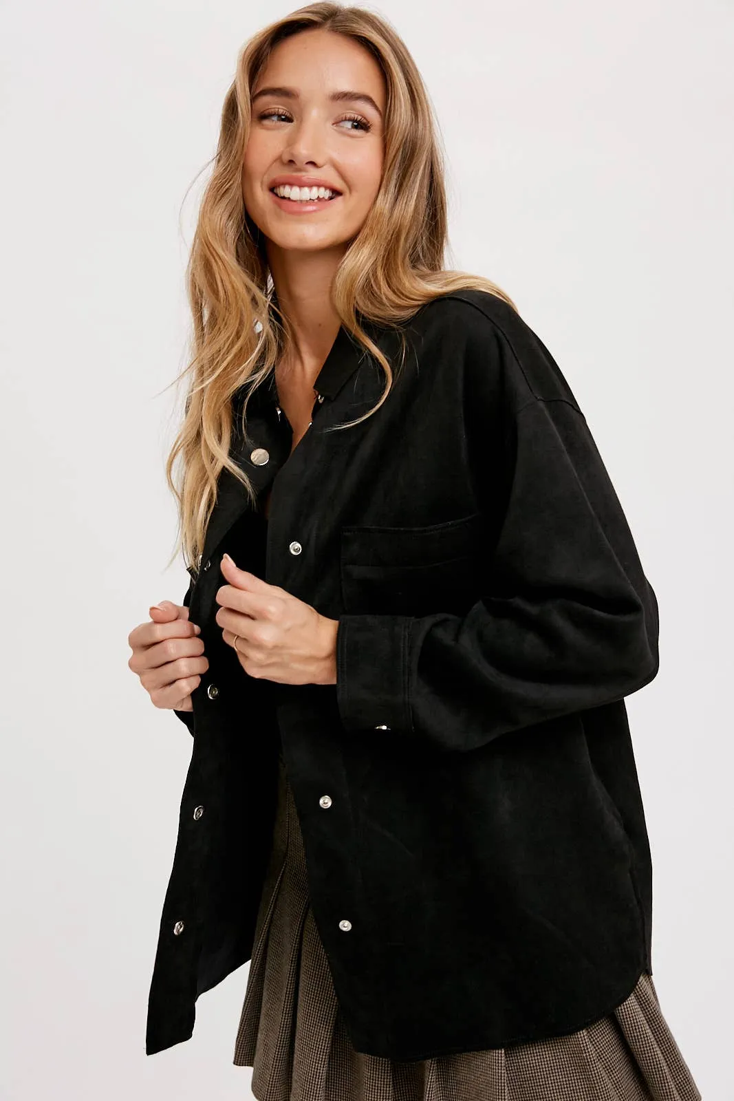 Vegan Suede Jacket