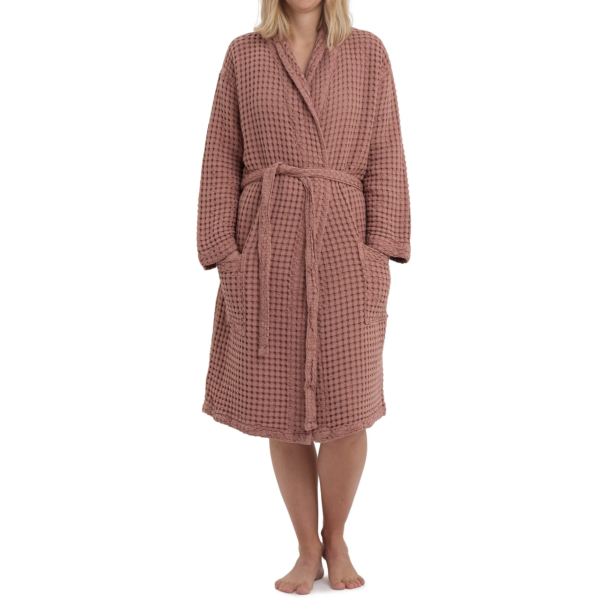 Veiros Bathrobe [Dusty pink]