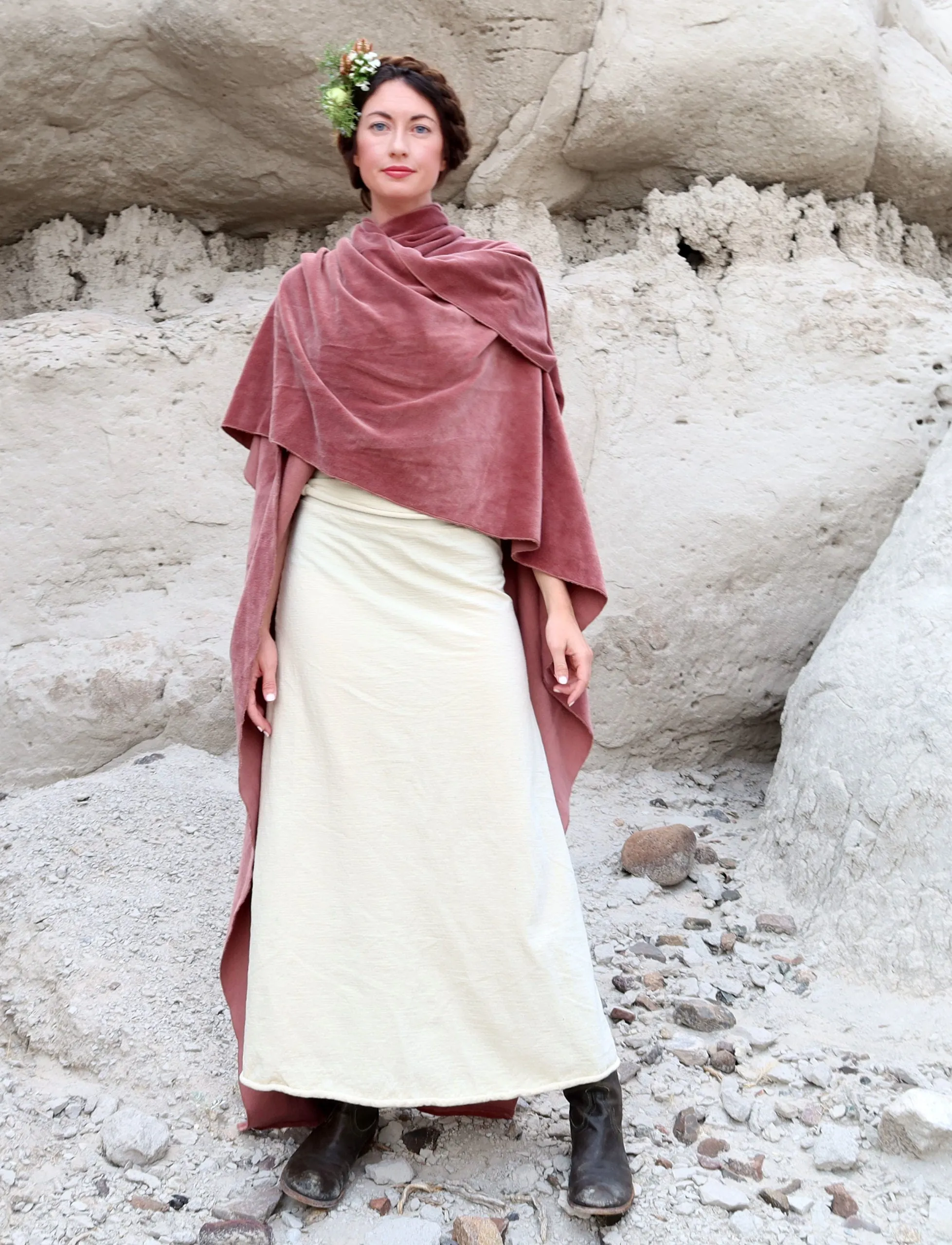 VELOUR 3 Yard Poncho Shawl