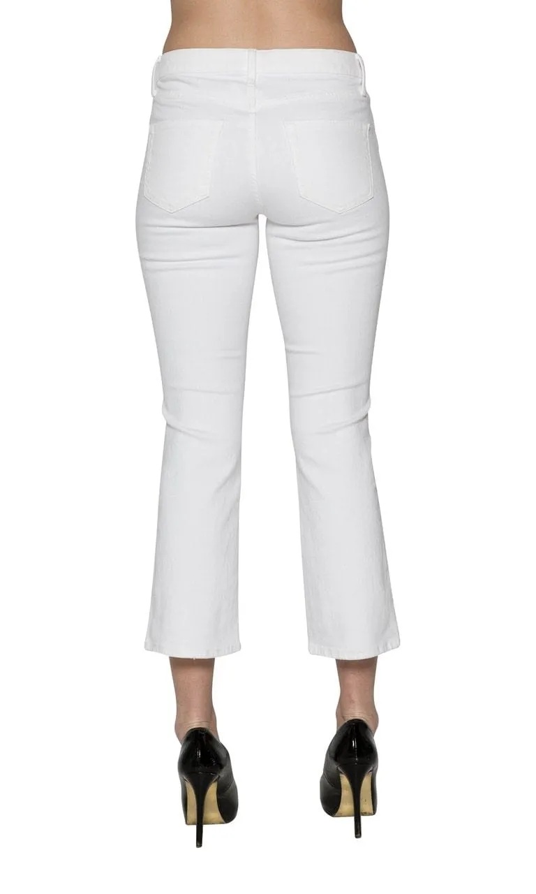 Velvet by Graham & Spencer Kate High Rise Crop Denim-SALT