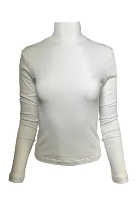 Velvet by Jenny Graham Helms 06 Turtleneck Tee | White