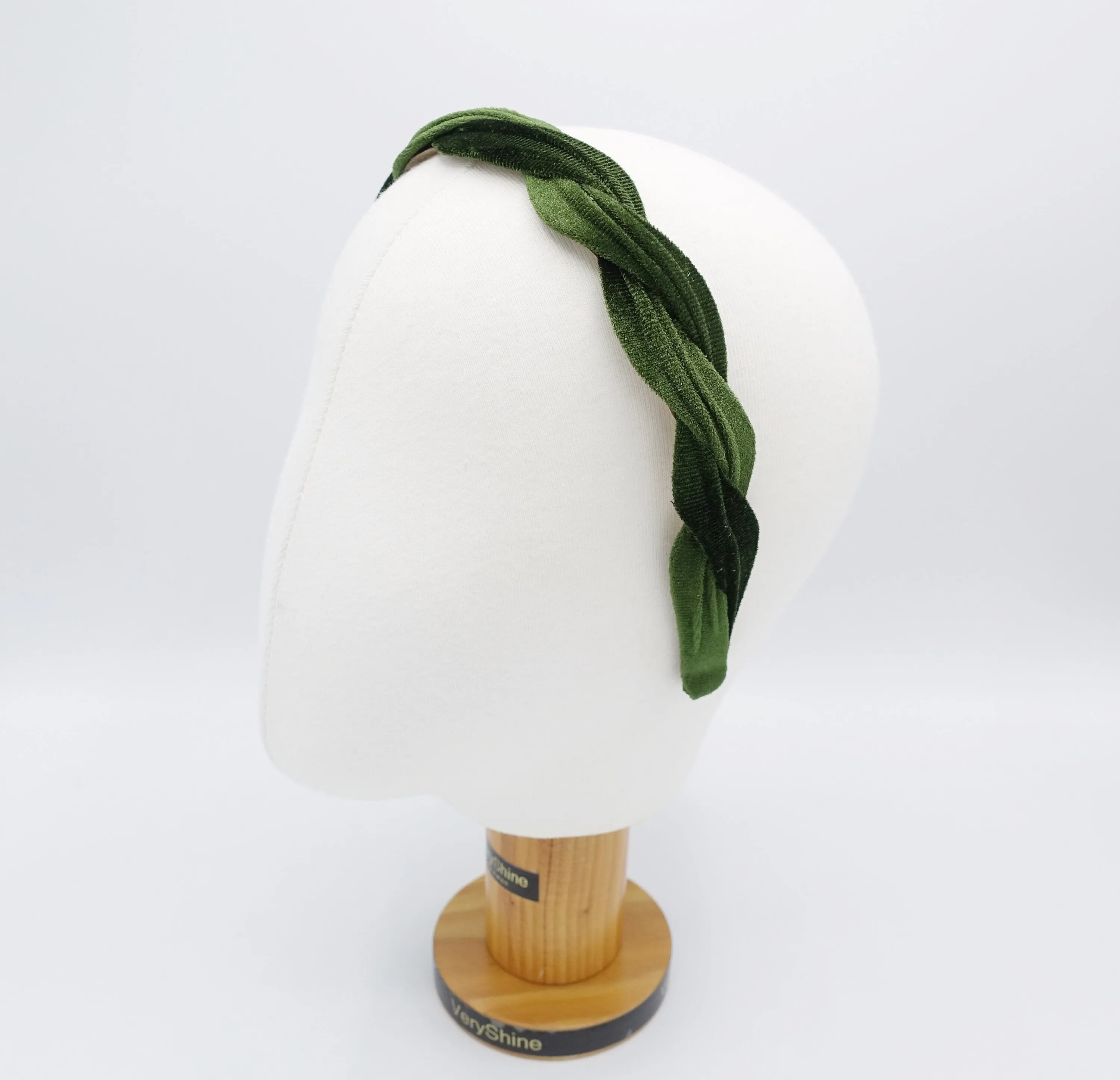 velvet narrow wave headband  for women