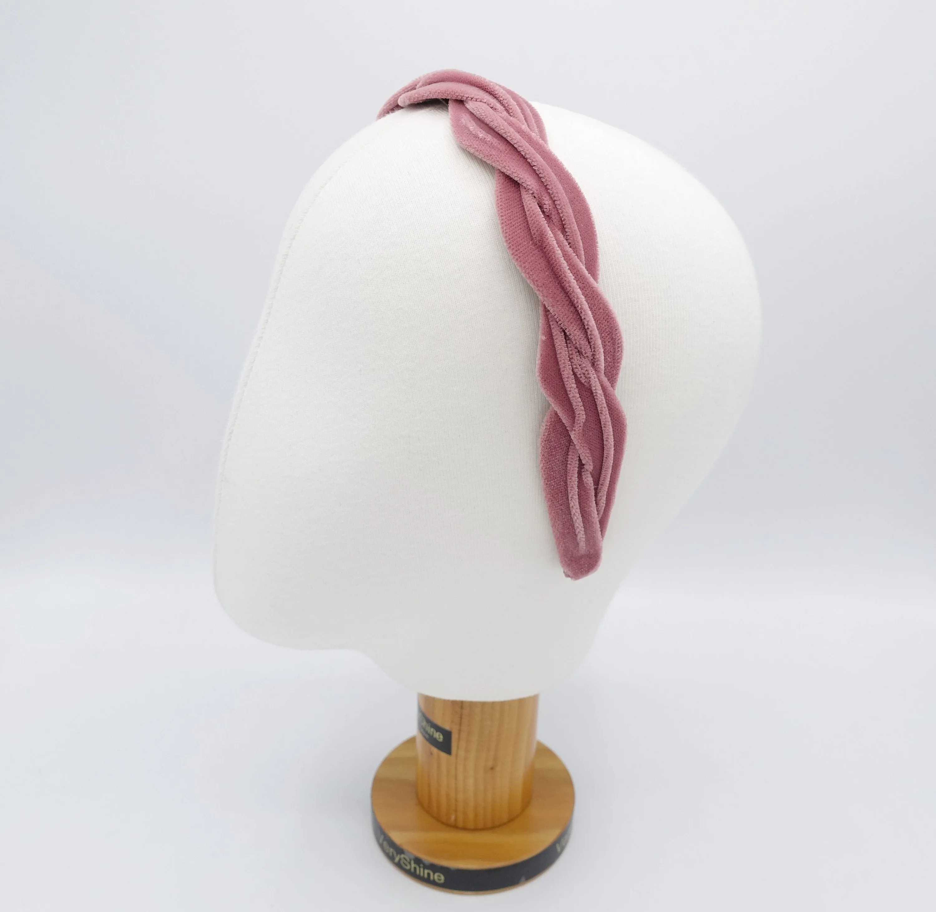 velvet narrow wave headband  for women