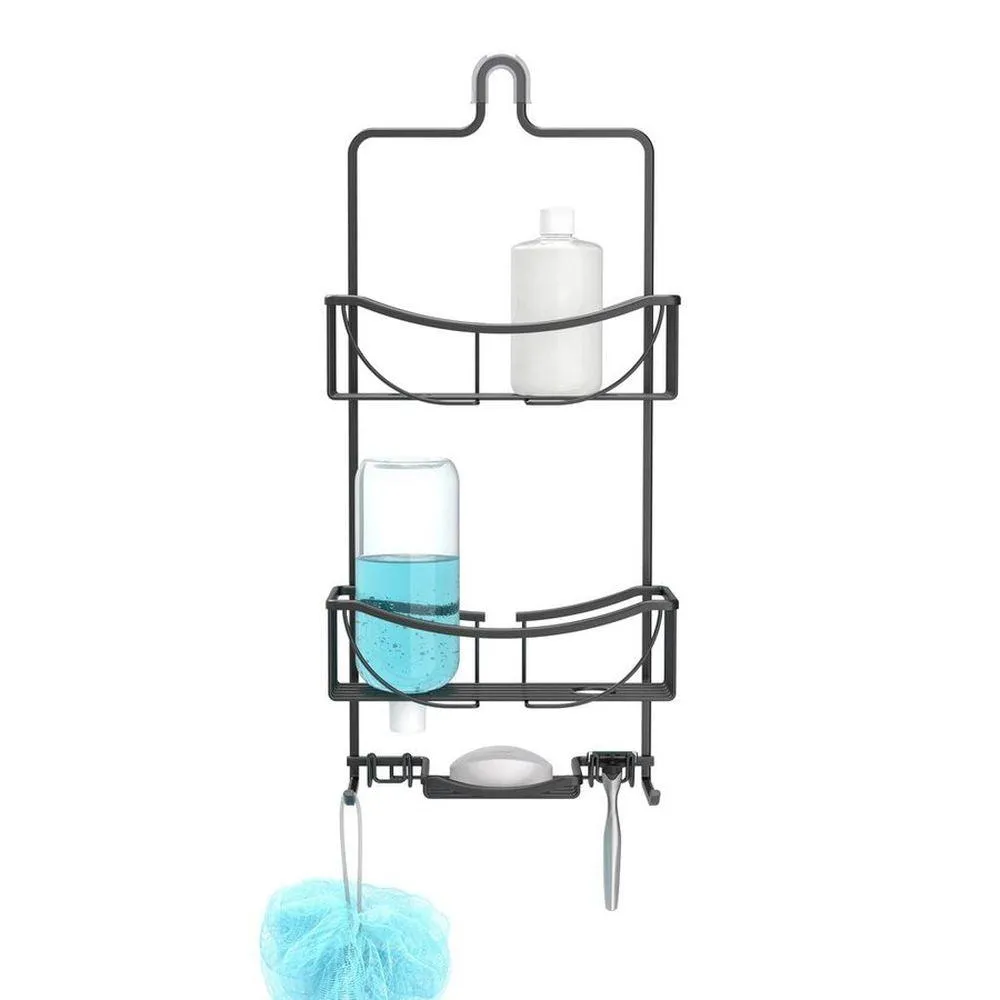 Venus 3 Tier Aluminium Shower Caddy Matte Black