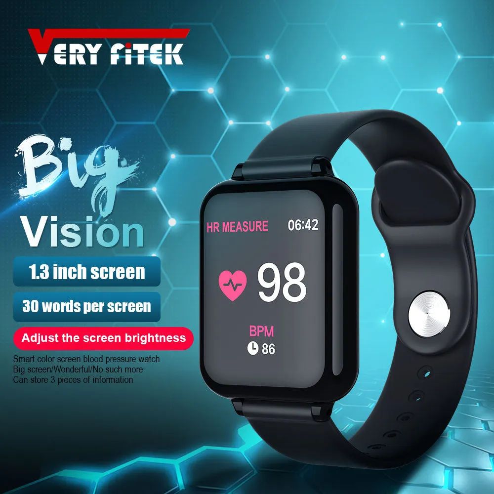 VERYFiTEK AW4 Smart Watch Blood Pressure Oxygen Fitness Bracelet Watch Heart Rate Monitor IP67 Men Women Sport Smartwatch