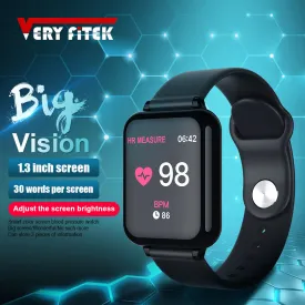 VERYFiTEK AW4 Smart Watch Blood Pressure Oxygen Fitness Bracelet Watch Heart Rate Monitor IP67 Men Women Sport Smartwatch