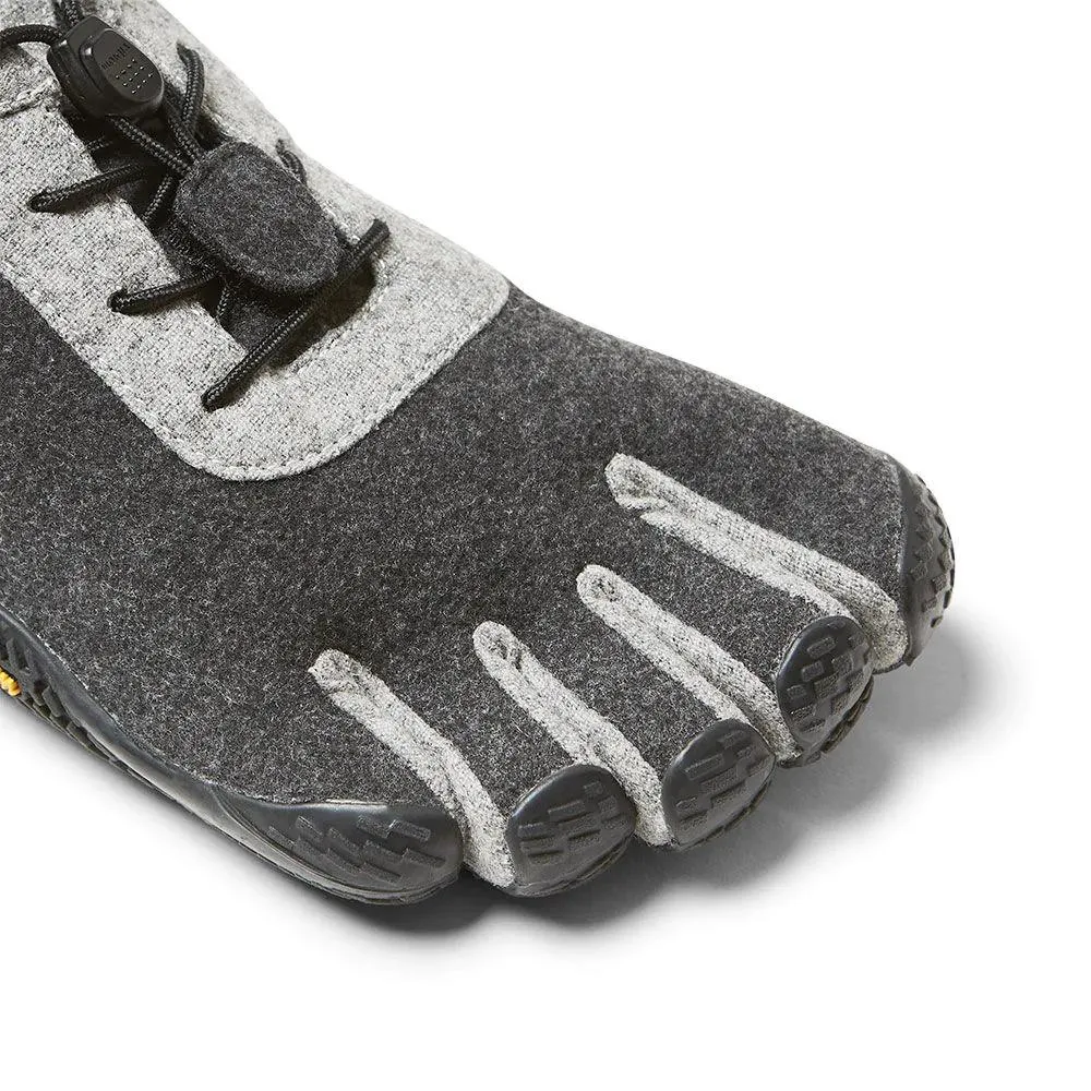 Vibram Mens Fivefinger Shoes KSO ECO Wool Barefoot Running Trainers Grey/Black