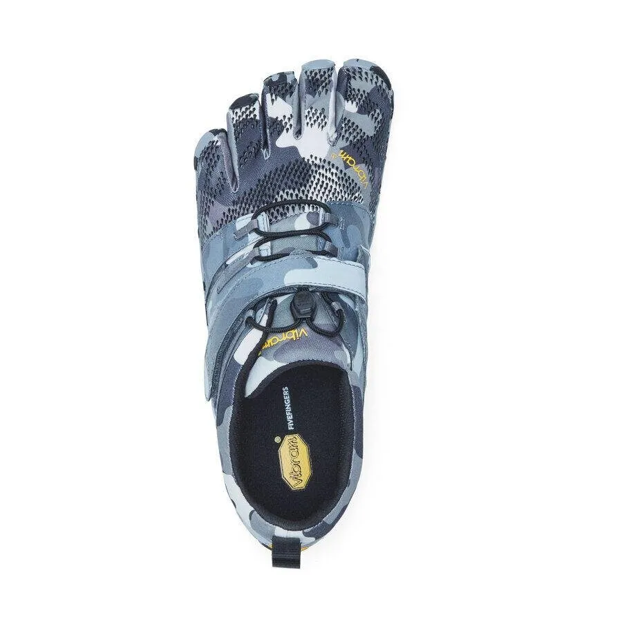 Vibram V-Train 2.0 Five Fingers Barefoot Feel Shoes Mens Trainers Grey / Camo