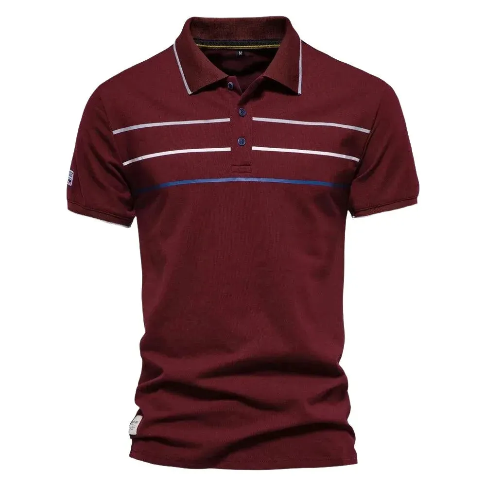 Vibrant Cotton Short Sleeve Polo Shirts Collection