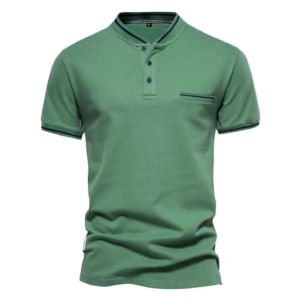 Vibrant Cotton Short Sleeve Polo Shirts Collection