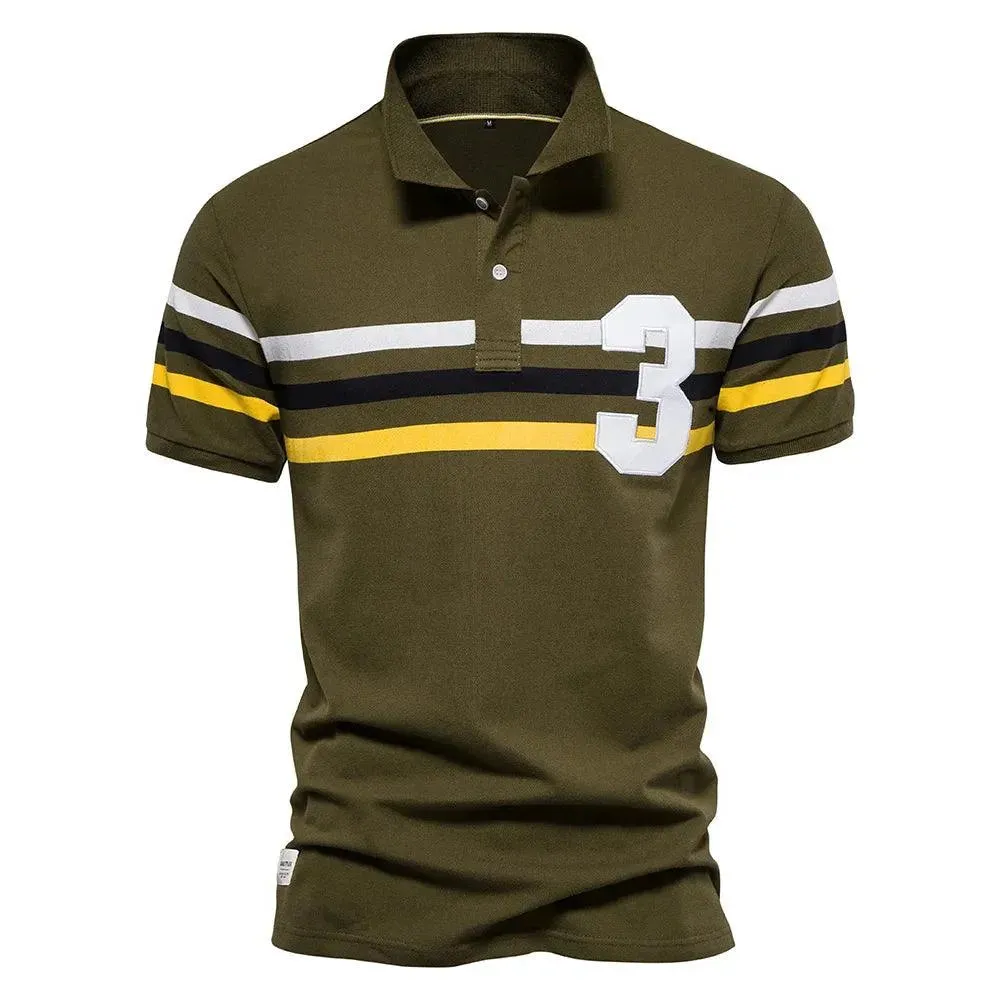 Vibrant Cotton Short Sleeve Polo Shirts Collection