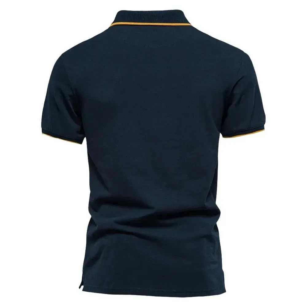 Vibrant Cotton Short Sleeve Polo Shirts Collection