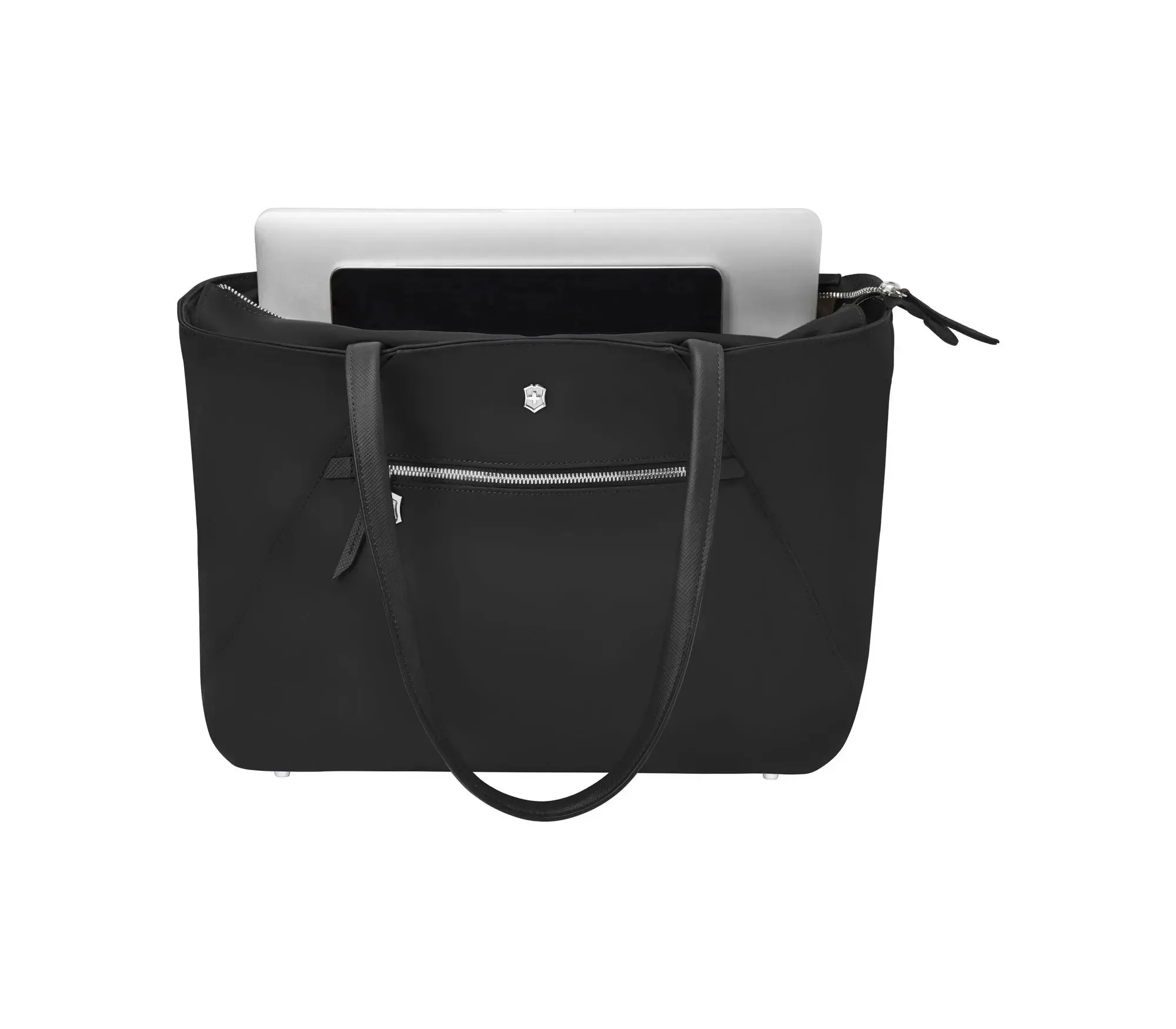 Victoria Signature Tote 16" // Black