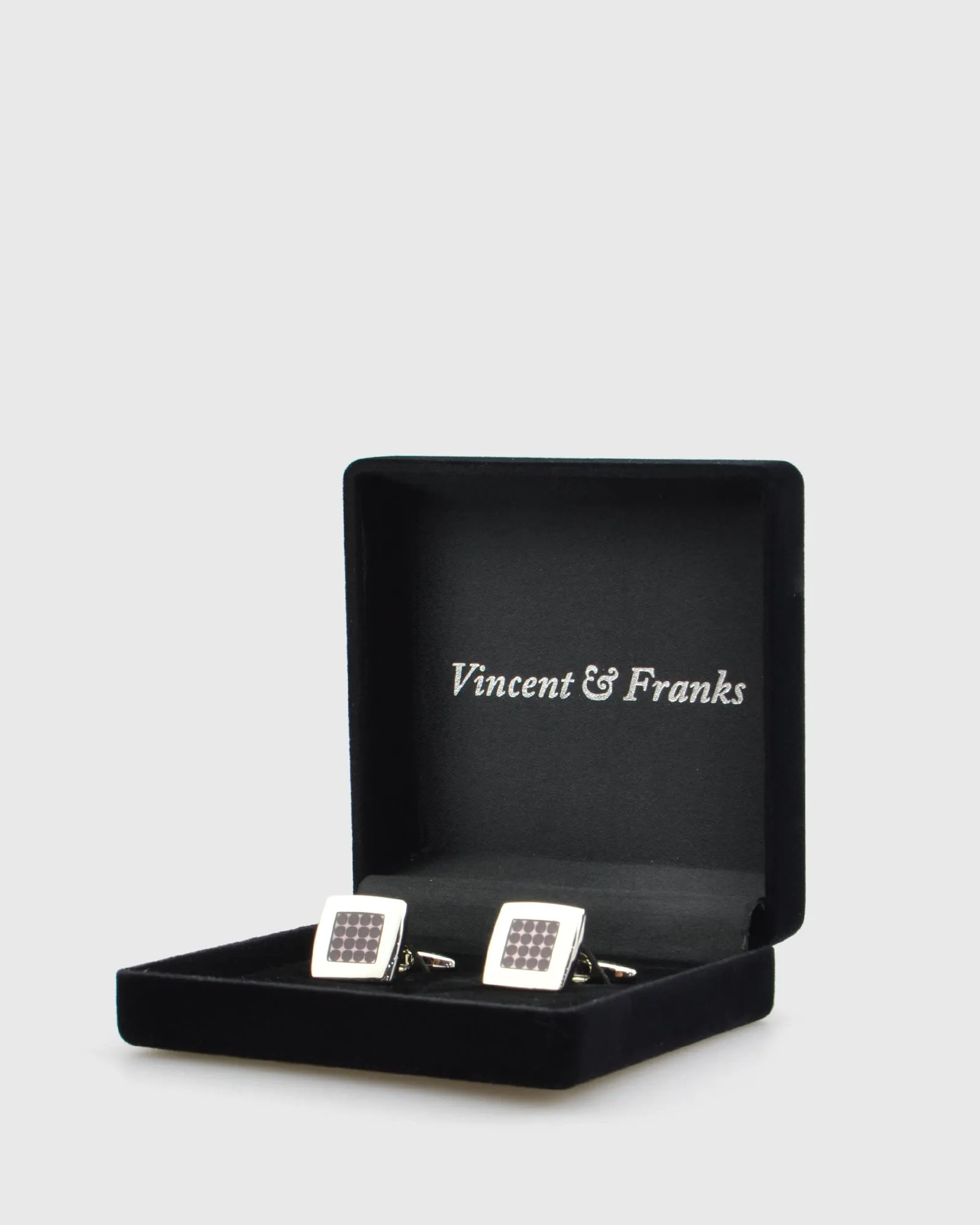 VINCENT & FRANKS VF21258 EN PURPLE CUFFLINKS