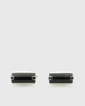 VINCENT & FRANKS VF28595B STAINLESS STEEL CUFFLINKS