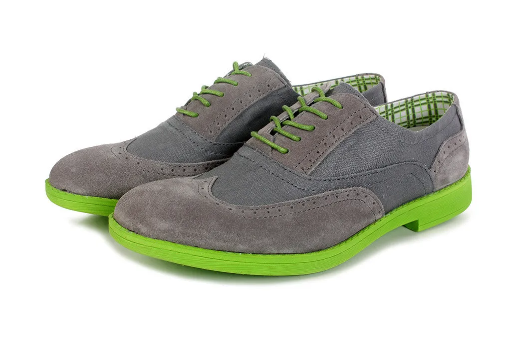 Vinci Charcoal/Neon Green