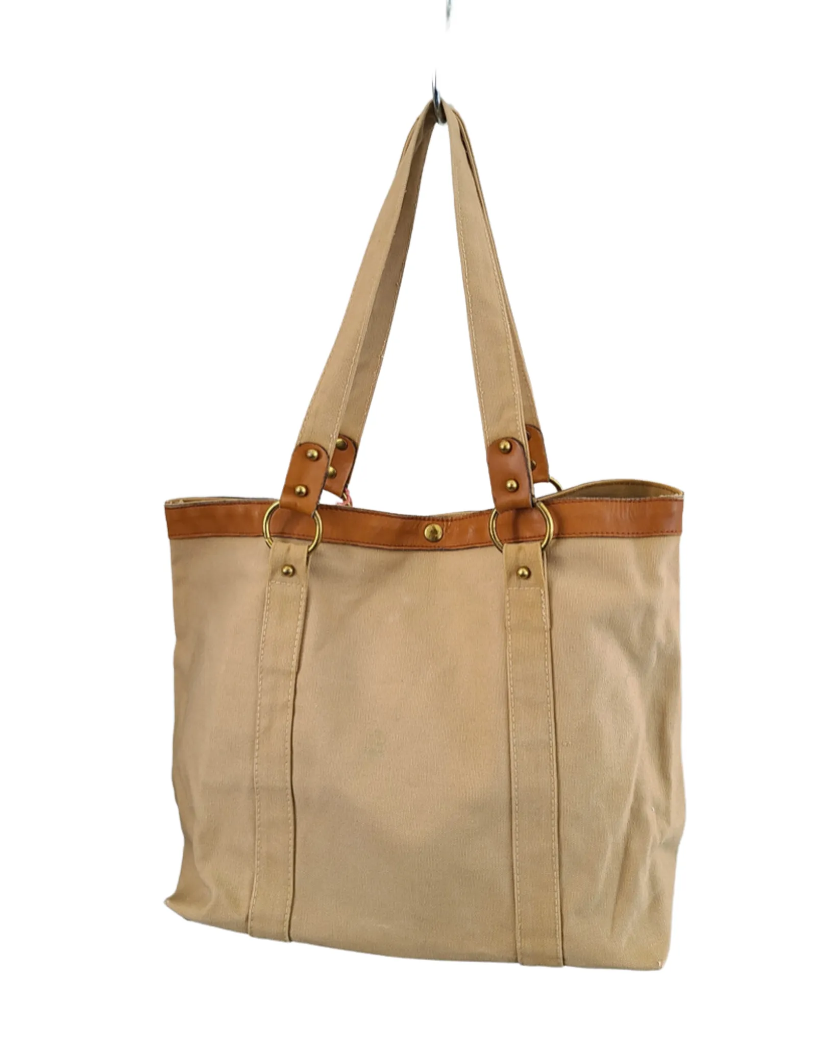 Vintage 1970s Cotton Canvas Tote