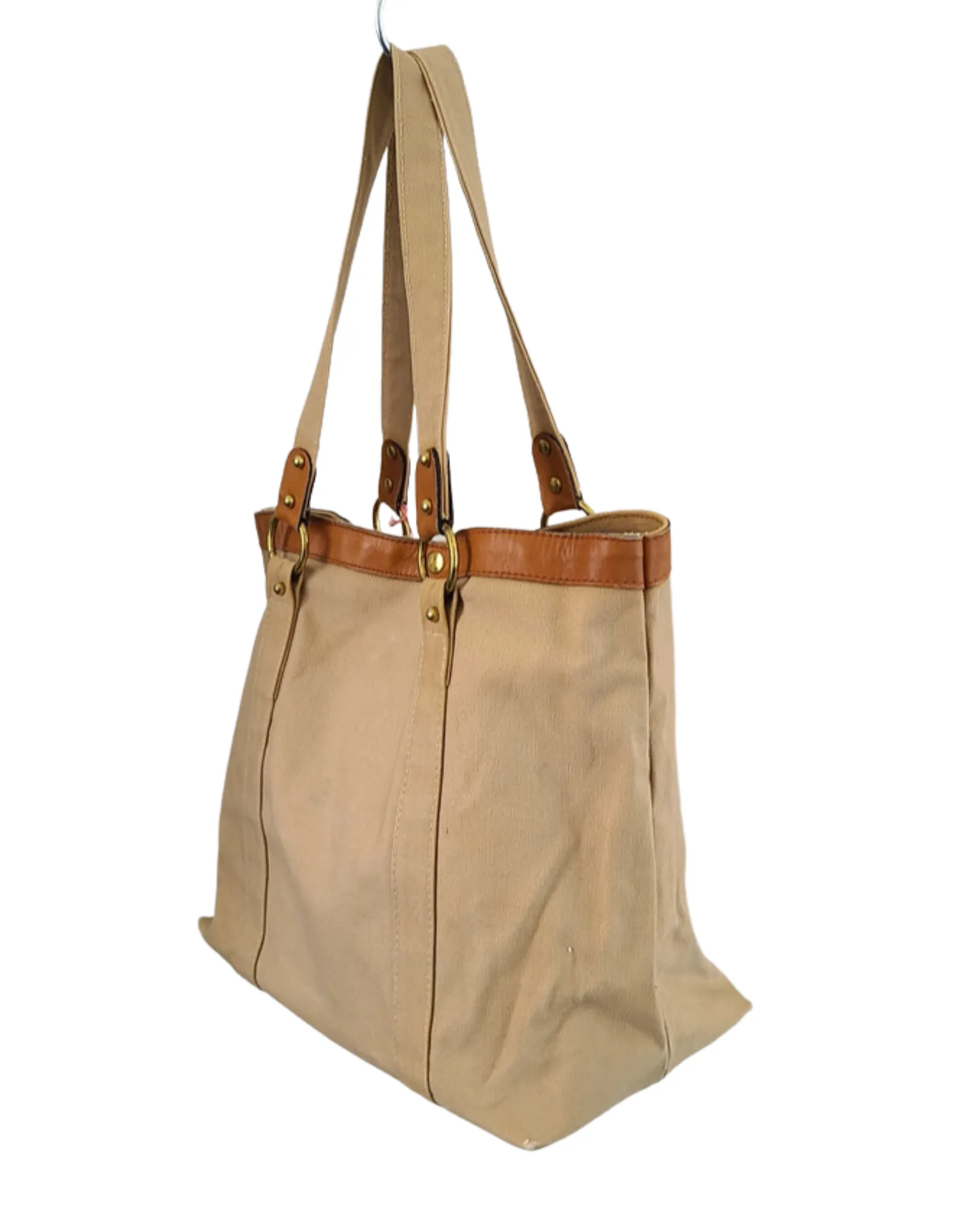 Vintage 1970s Cotton Canvas Tote