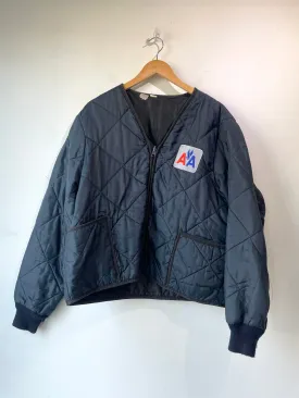 Vintage American Airlines Quilted Navy Liner Jacket