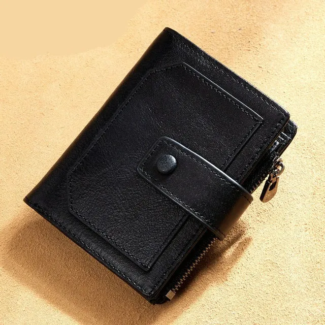 Vintage Genuine Leather Men's Wallet