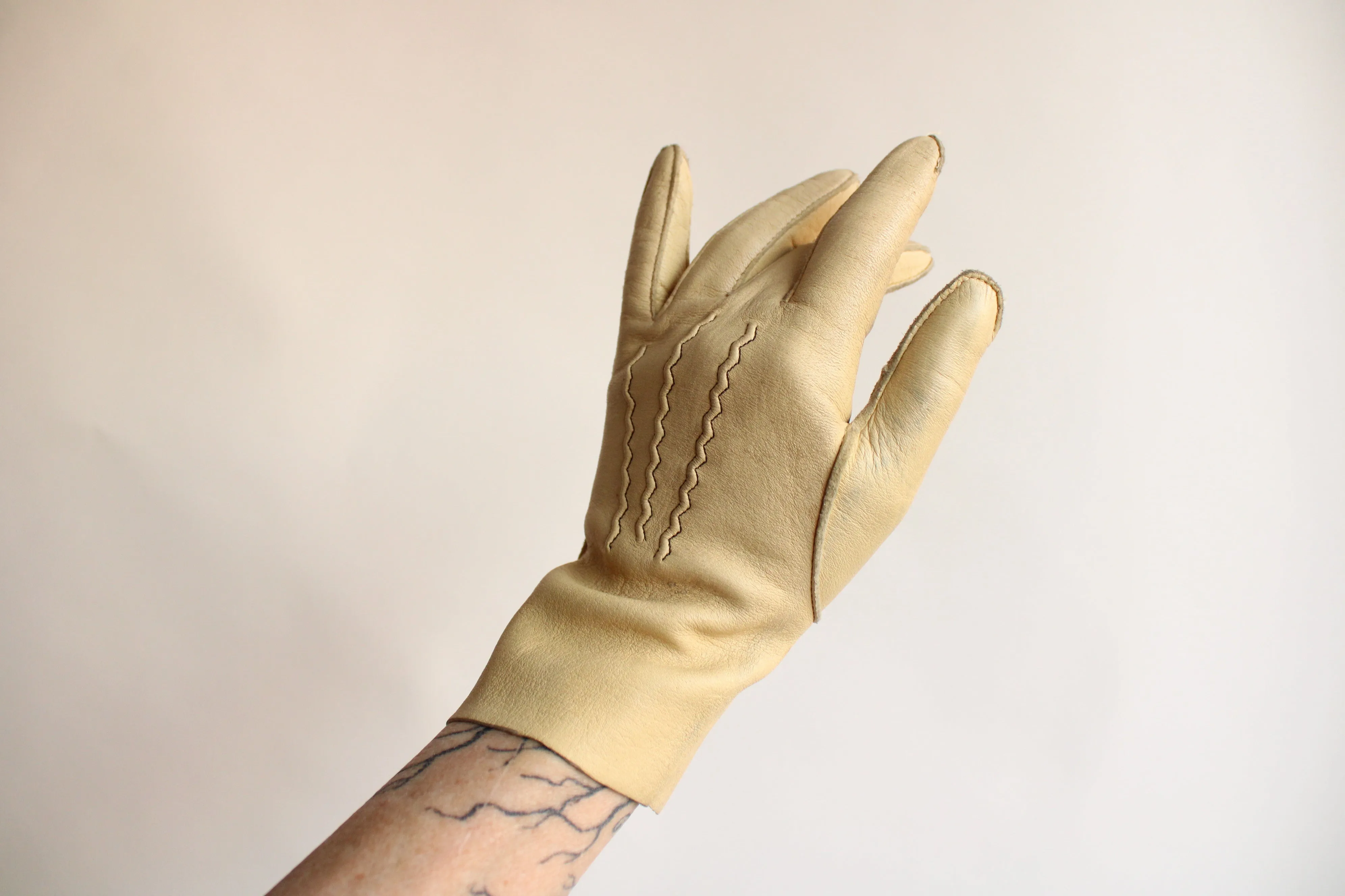 Vintage Leather Driving Gloves