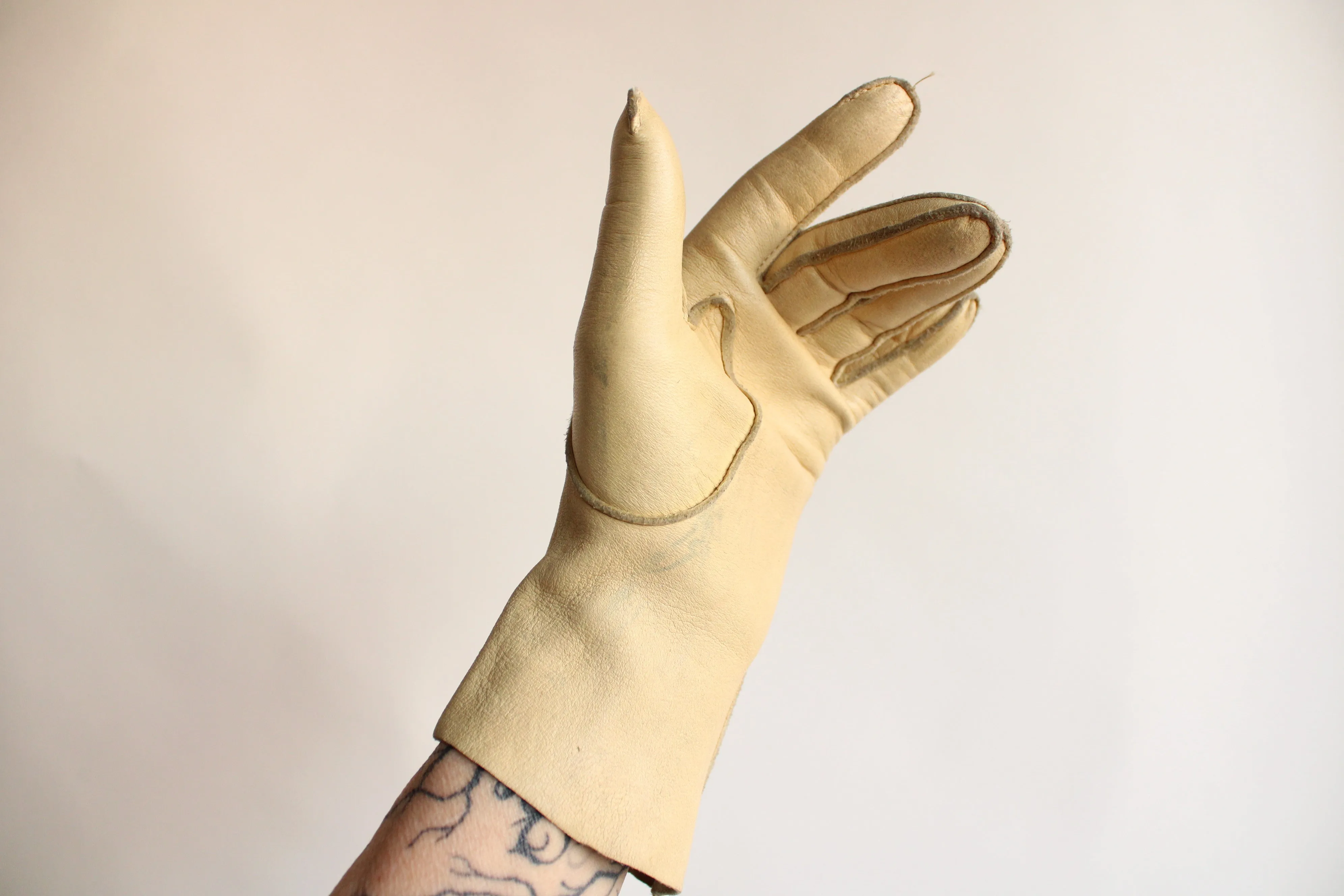 Vintage Leather Driving Gloves