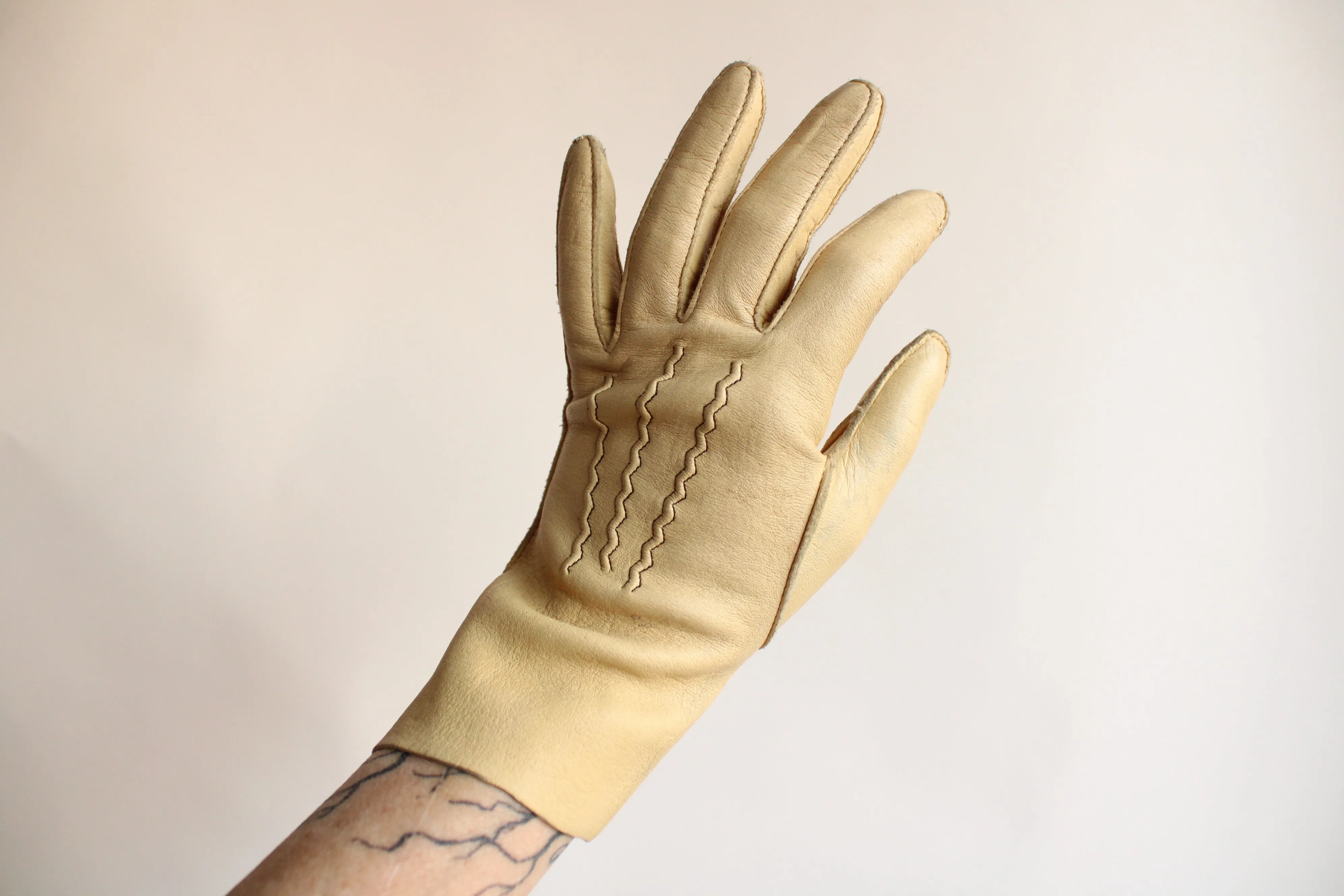 Vintage Leather Driving Gloves