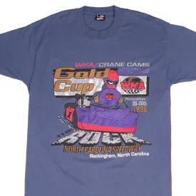 VINTAGE WKA GOLD CUP 1996 WORLD KARTING TEE SHIRT SIZE LARGE MADE IN USA