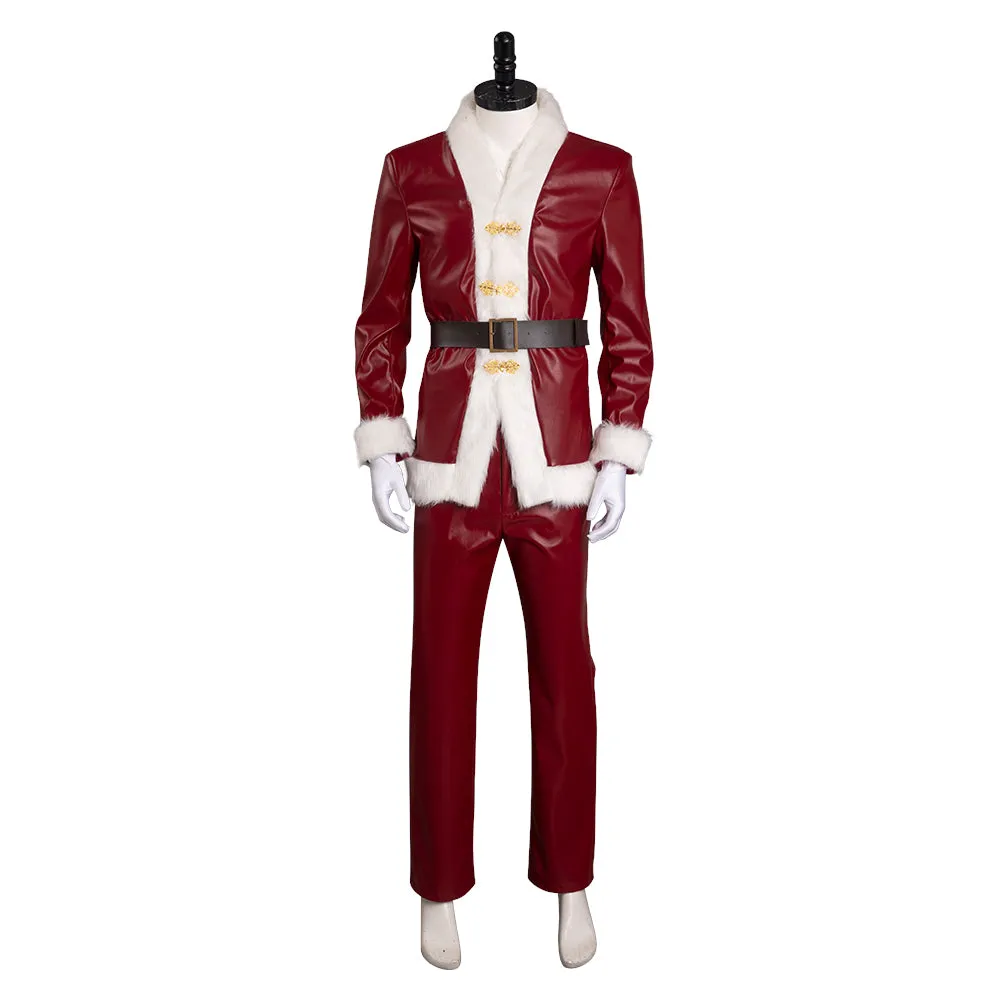 VIOLENT NIGHT Trailer - Santa Claus Cosplay Costume Hat Outfits Halloween Carnival Suit