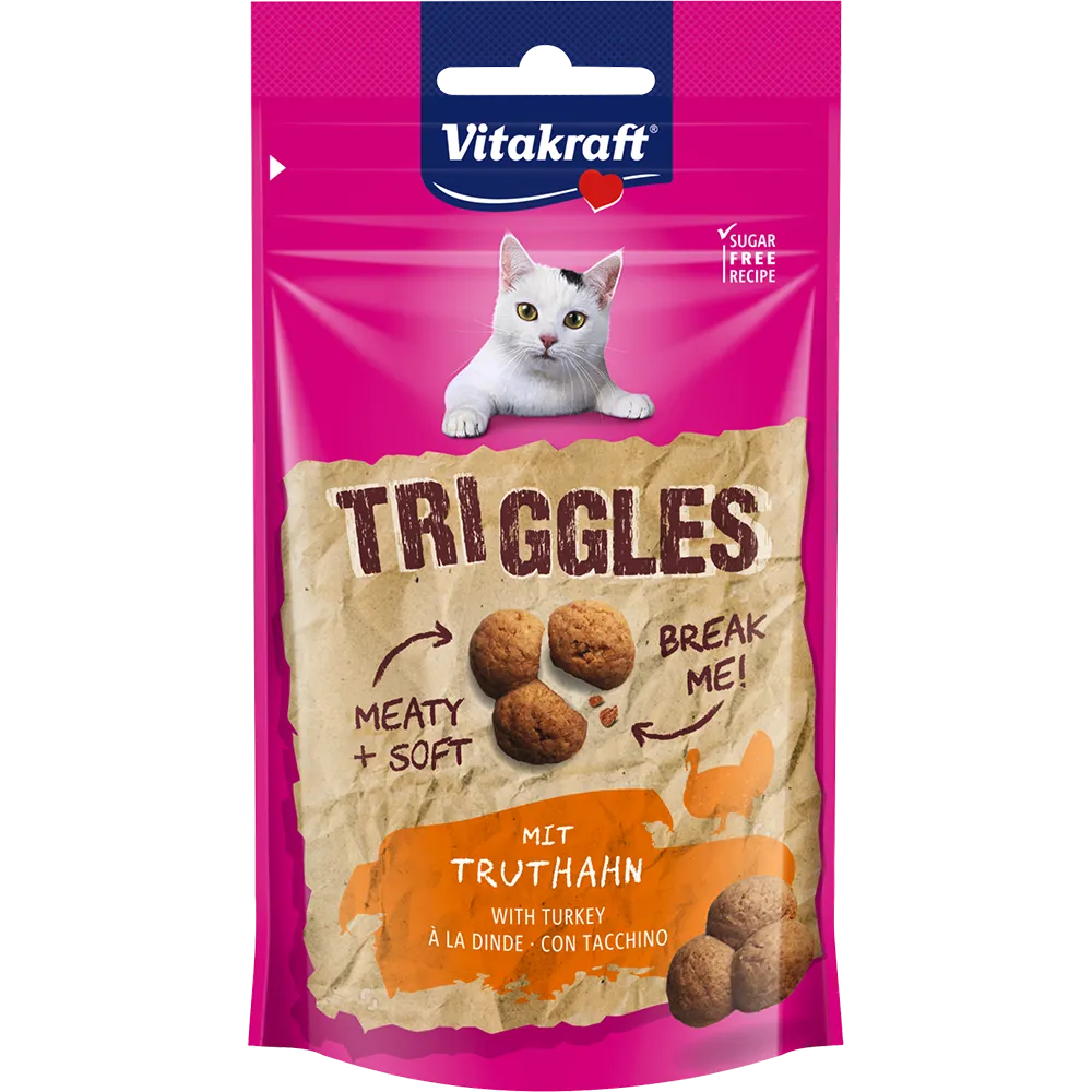 Vitakraft Cat Triggles Turkey 40g