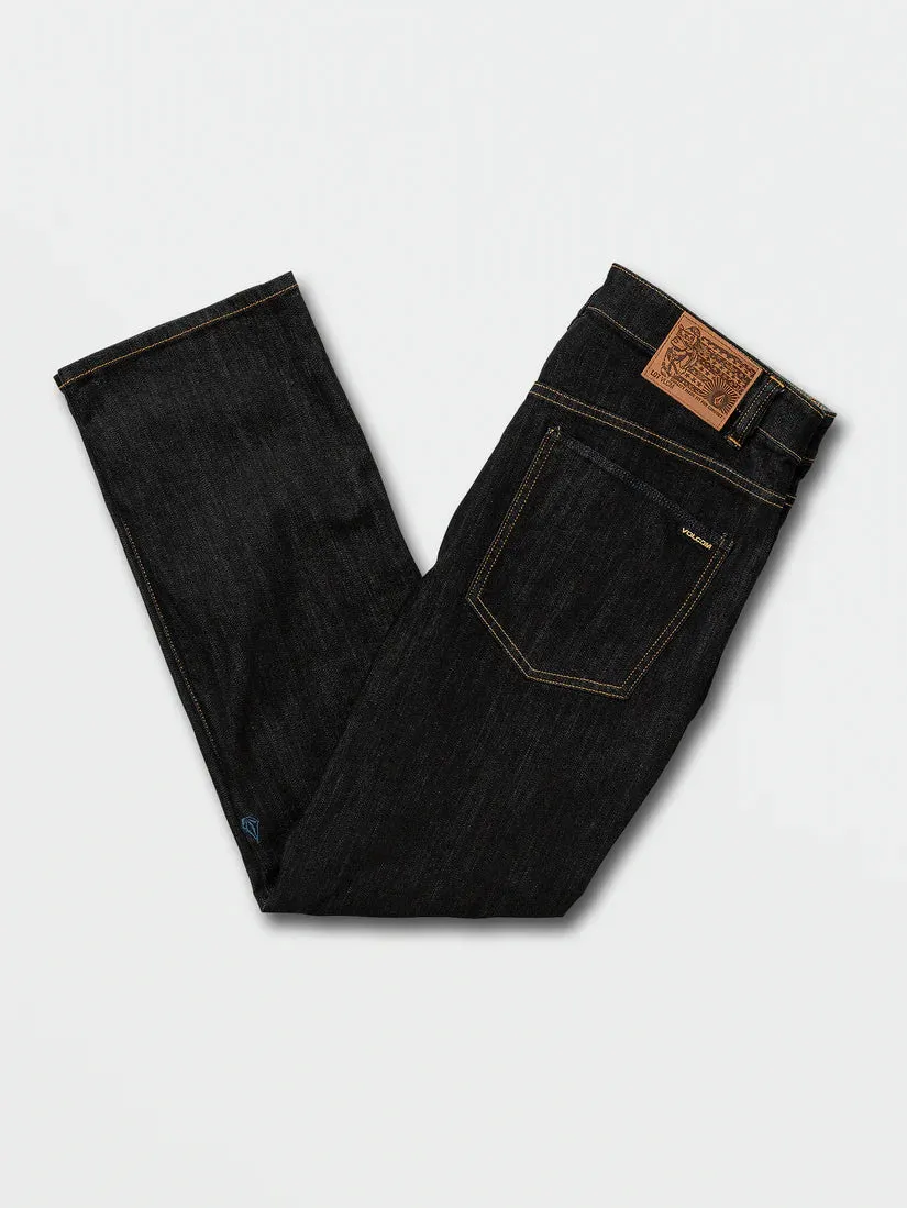 VOLC SOLVER DENIM BLK OUT