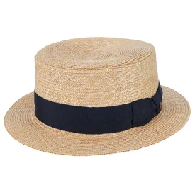 Voyage - Walrus Hats Natural Straw Boater Hat - H7006